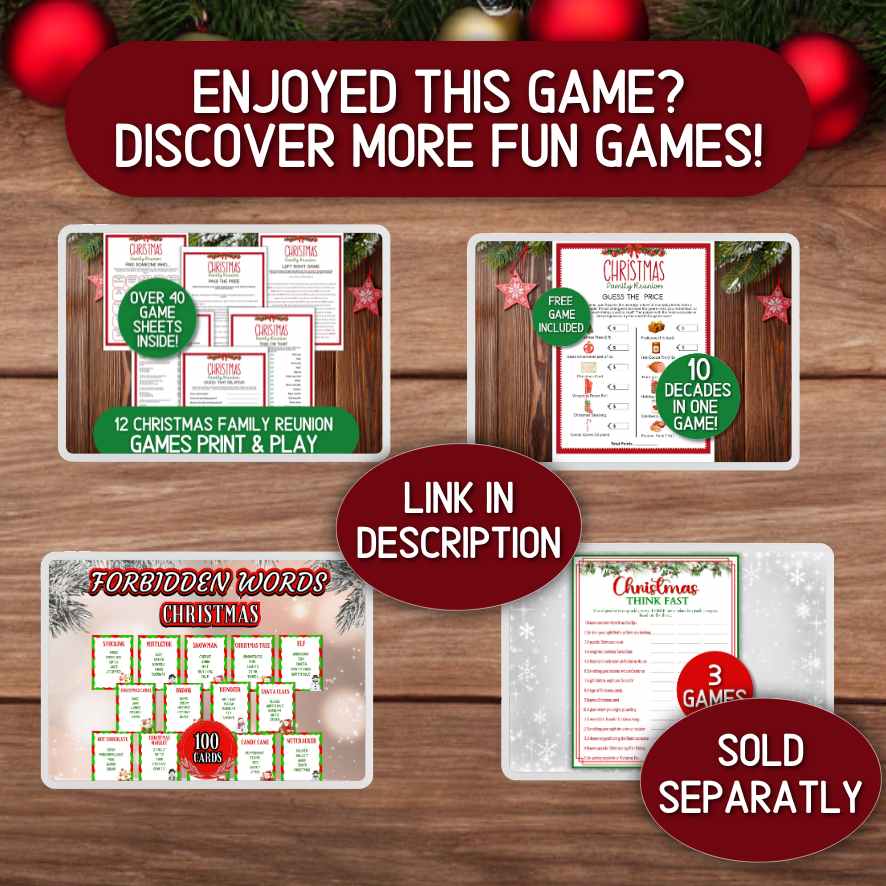 CHRISTMAS DICE GIFT EXCHANGE GAME - Image 6
