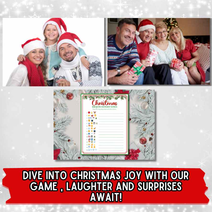 CHRISTMAS EMOJI SONG GAME PRINTABLE - Image 2