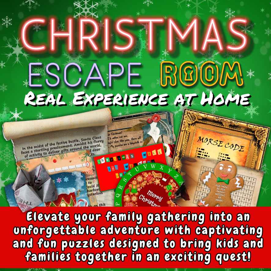 CHRISTMAS ESCAPE ROOM FAMILY - A REAL EXPERIENCE AT HOME