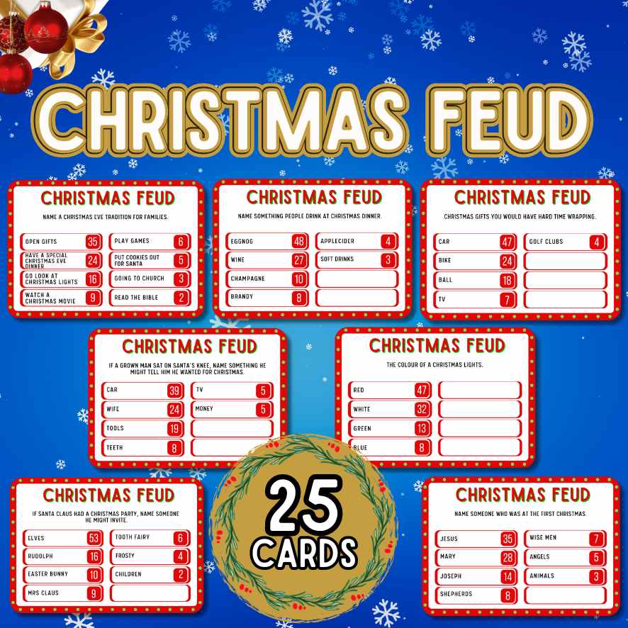 CHRISTMAS FEUD GAME 1
