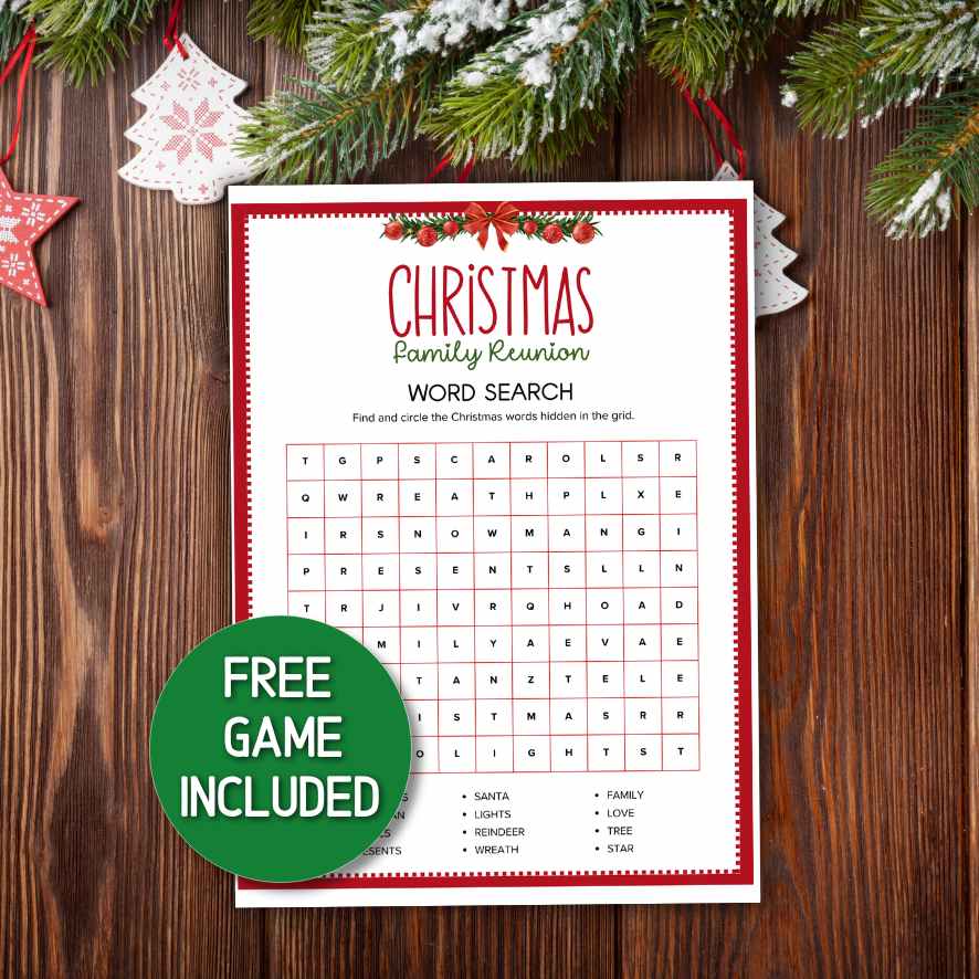CHRISTMAS FAMILY REUNION DICE GAME - Image 2