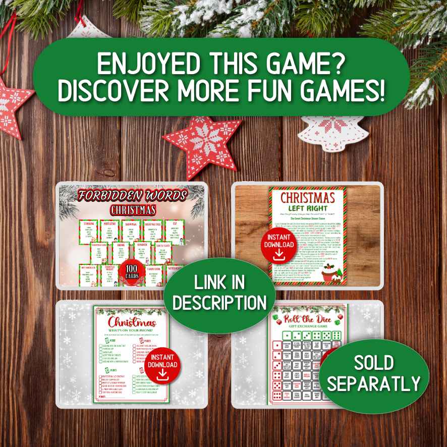 CHRISTMAS FAMILY REUNION DICE GAME - Image 6