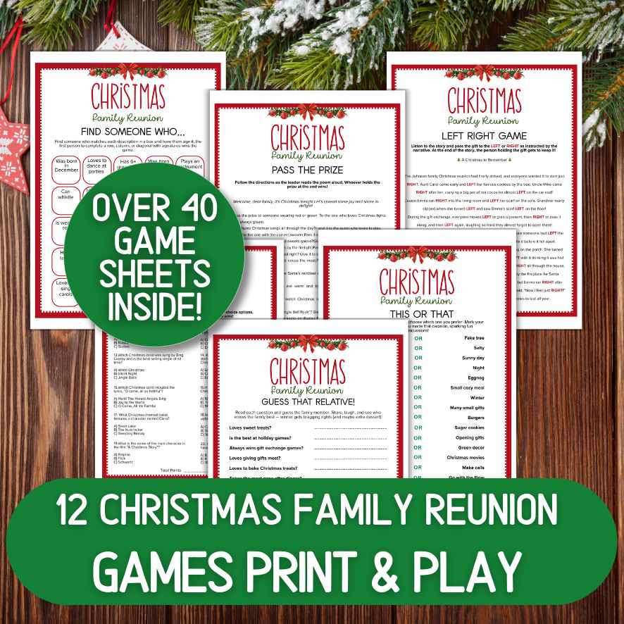CHRISTMAS FAMILY REUNION GAMES BUNDLE