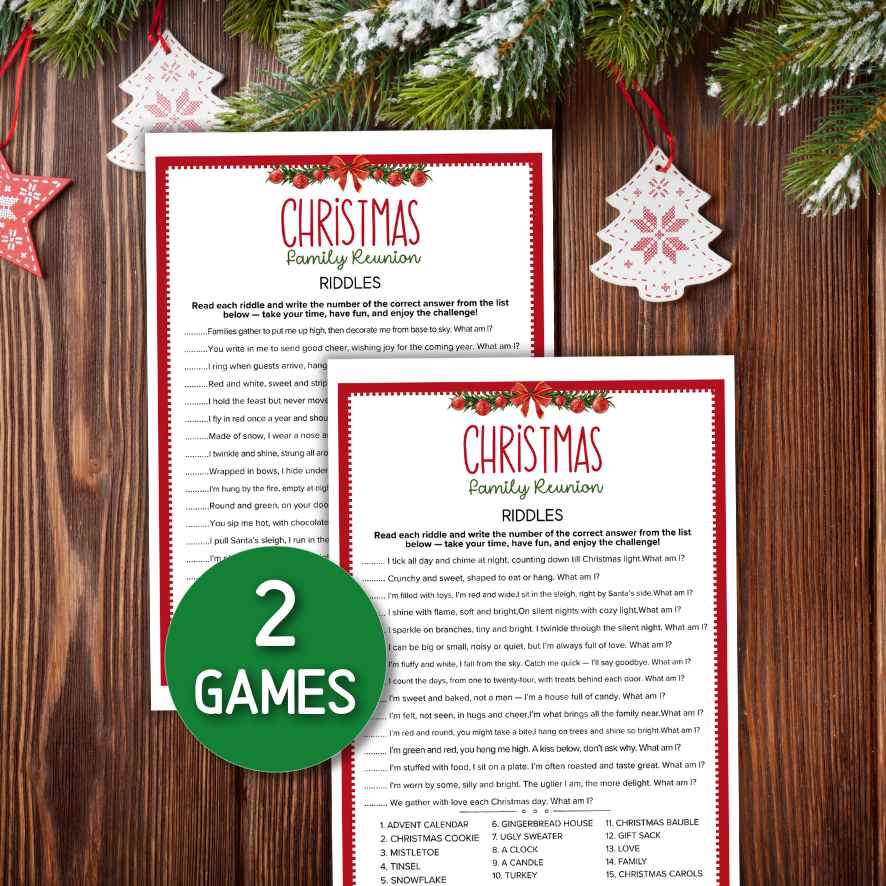 CHRISTMAS FAMILY REUNION RIDDLES - Image 2