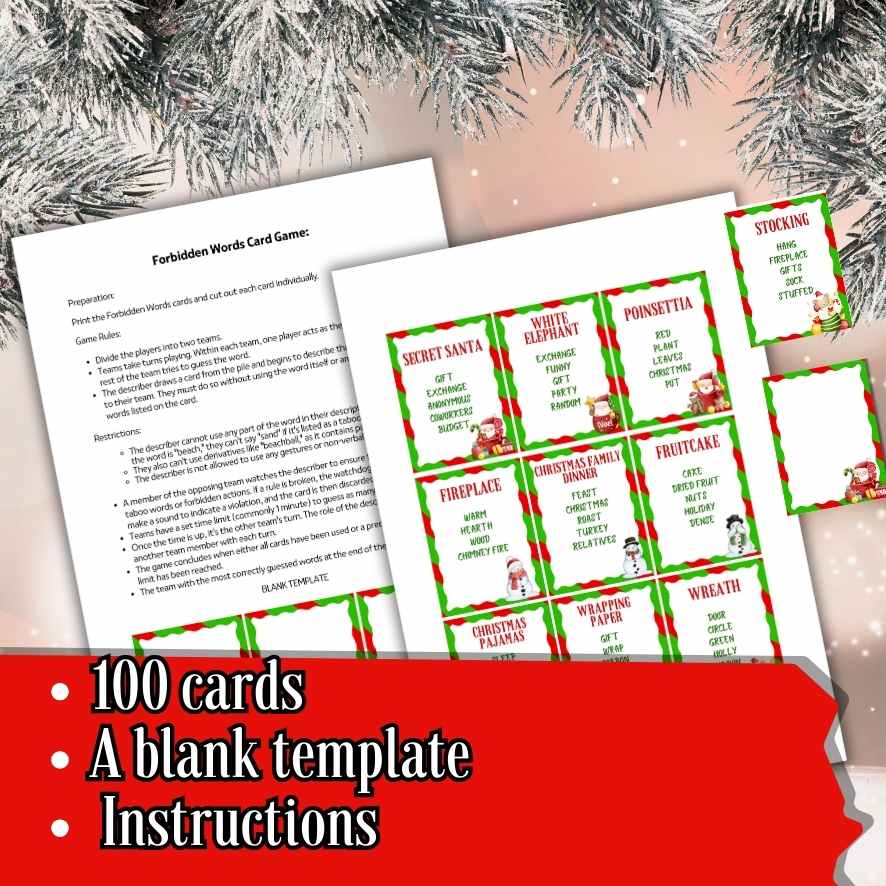 CHRISTMAS GAME FORBIDDEN WORDS - Image 3