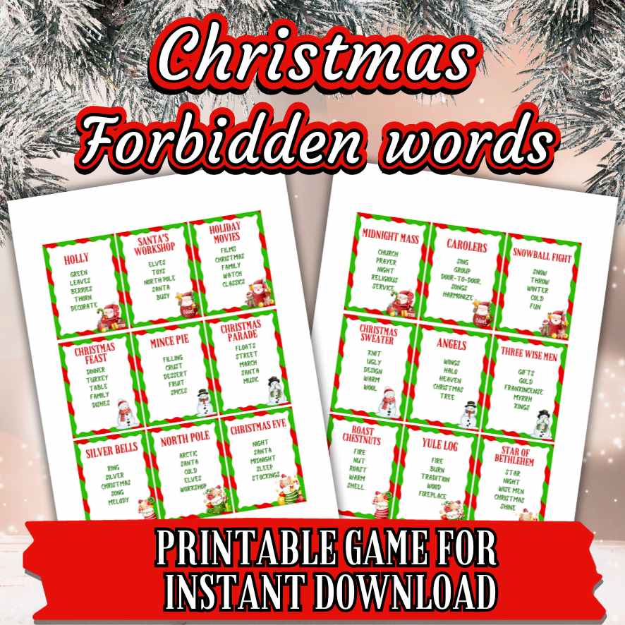 CHRISTMAS GAME FORBIDDEN WORDS - Image 4