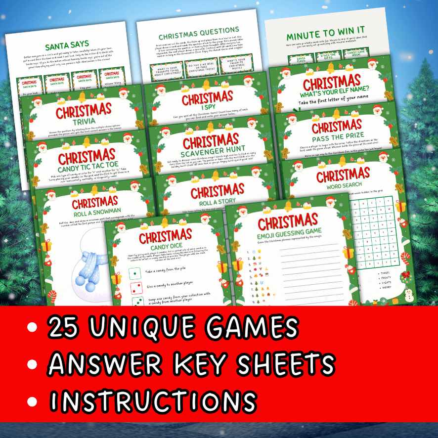 CHRISTMAS GAMES FOR KIDS BUNDLE - Image 3