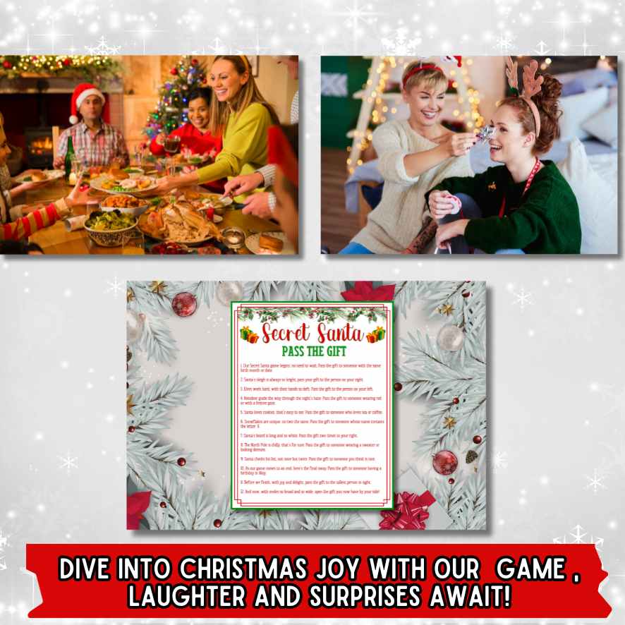 CHRISTMAS SECRET SANTA GIFT EXCHANGE GAMES - Image 2