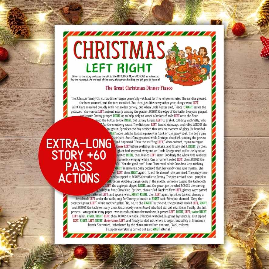 CHRISTMAS LEFT RIGHT GAME