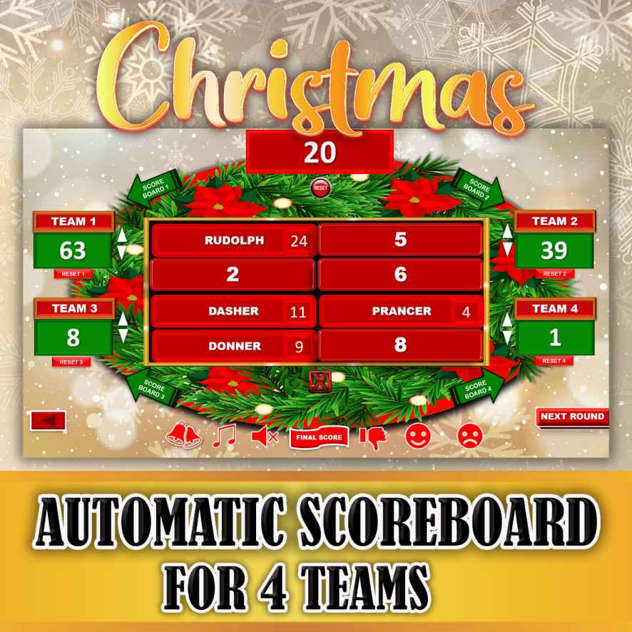 CHRISTMAS FEUD GAME FOR LARGE GROUPS