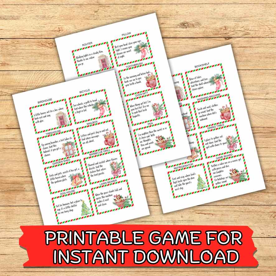 CHRISTMAS SCAVENGER HUNT FOR ADULTS & TEENS - Image 2