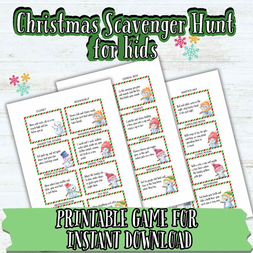 CHRISTMAS SCAVENGER HUNT FOR KIDS - Image 4
