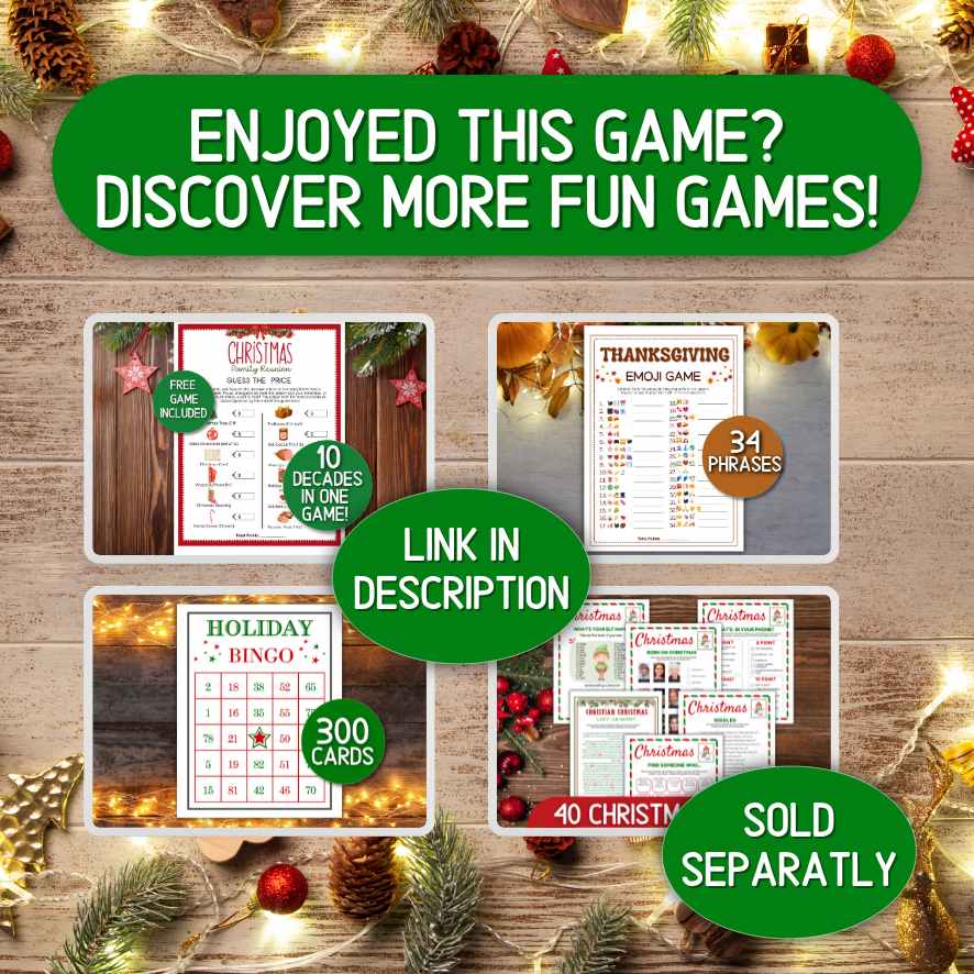 CHRISTMAS SONGS EMOJI GAME PRINTABLE - Image 6