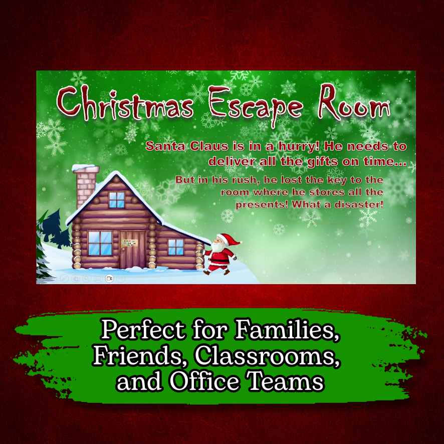 CHRISTMAS VIRTUAL ESCAPE ROOM - CHRISTMAS VIRTUAL GAME - Image 2