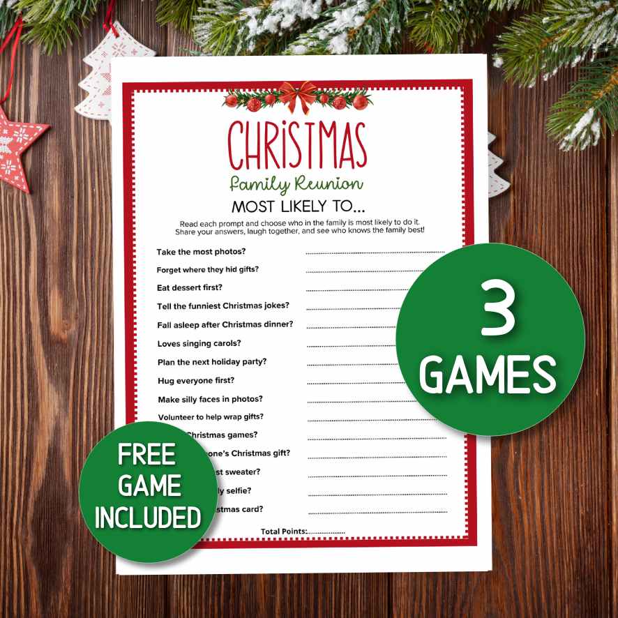 CHRISTMAS WHO´S MOST LIKELY