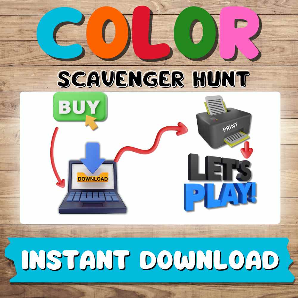 Color Scavenger Hunt Printable - Image 3