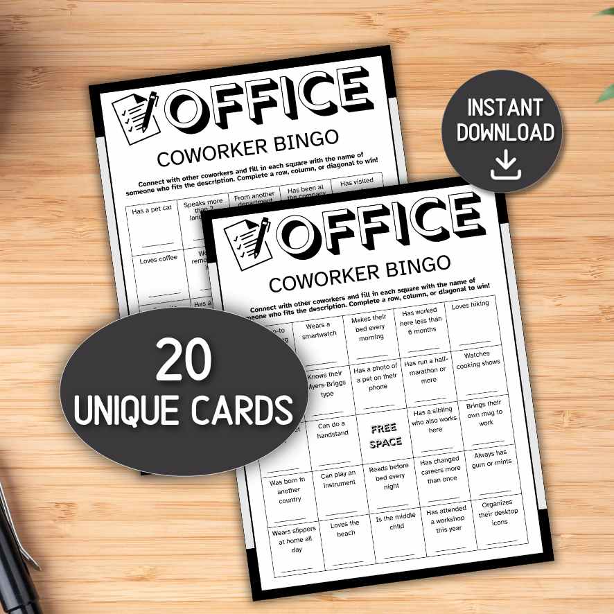 COWORKER BINGO GAME - Image 2