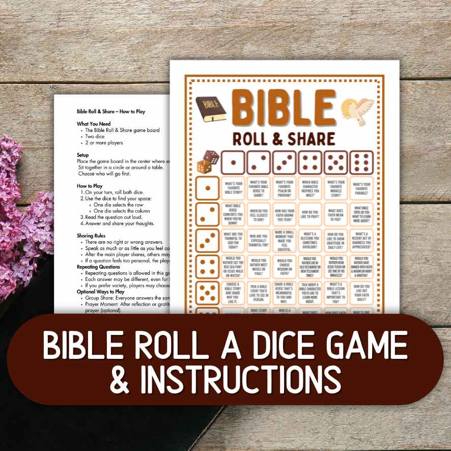 BIBLE ROLL AND SHARE DICE GAME - Image 2