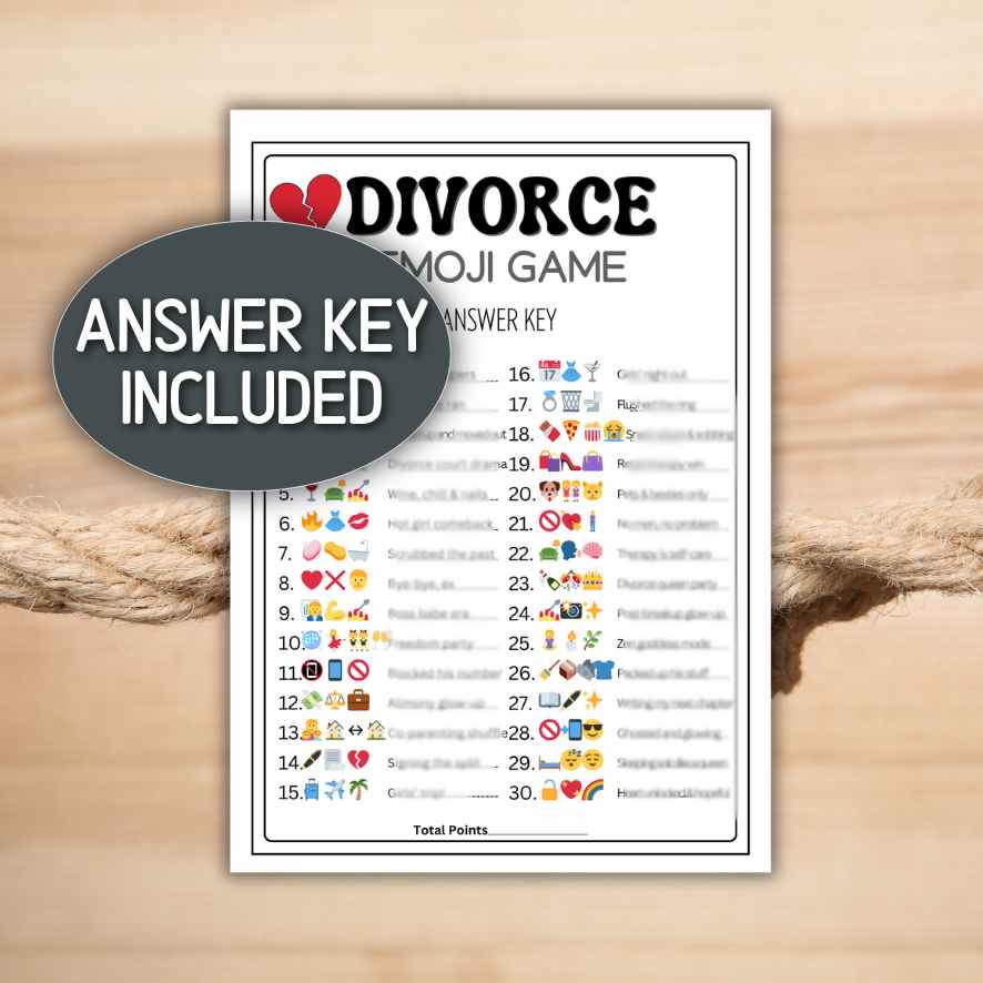 DIVORCE EMOJI GAME - Image 3