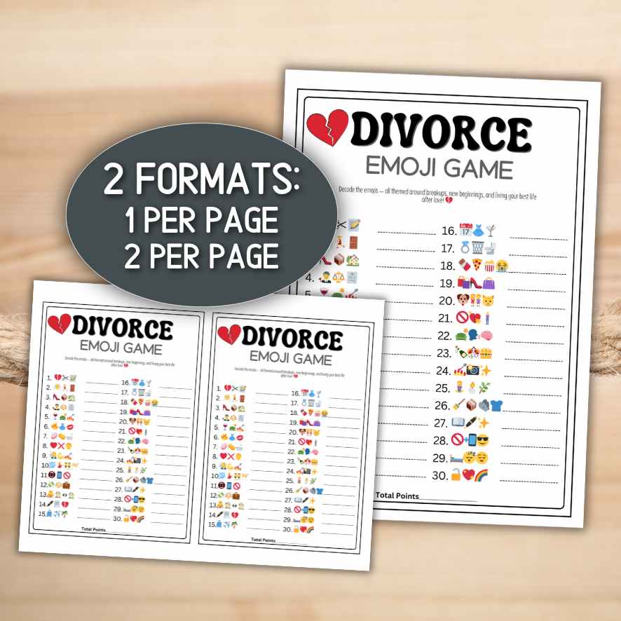 DIVORCE EMOJI GAME - Image 4