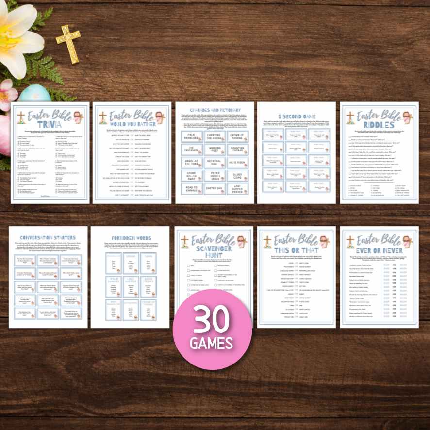 EASTER BIBLE GAMES BUNDLE PRINTABLE - Image 5