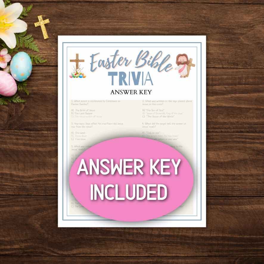 EASTER BIBLE TRIVIA GAME - Image 5