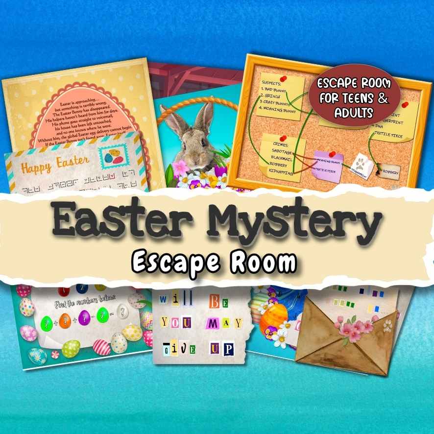 EASTER ESCAPE ROOM - PRINT AND PLAY