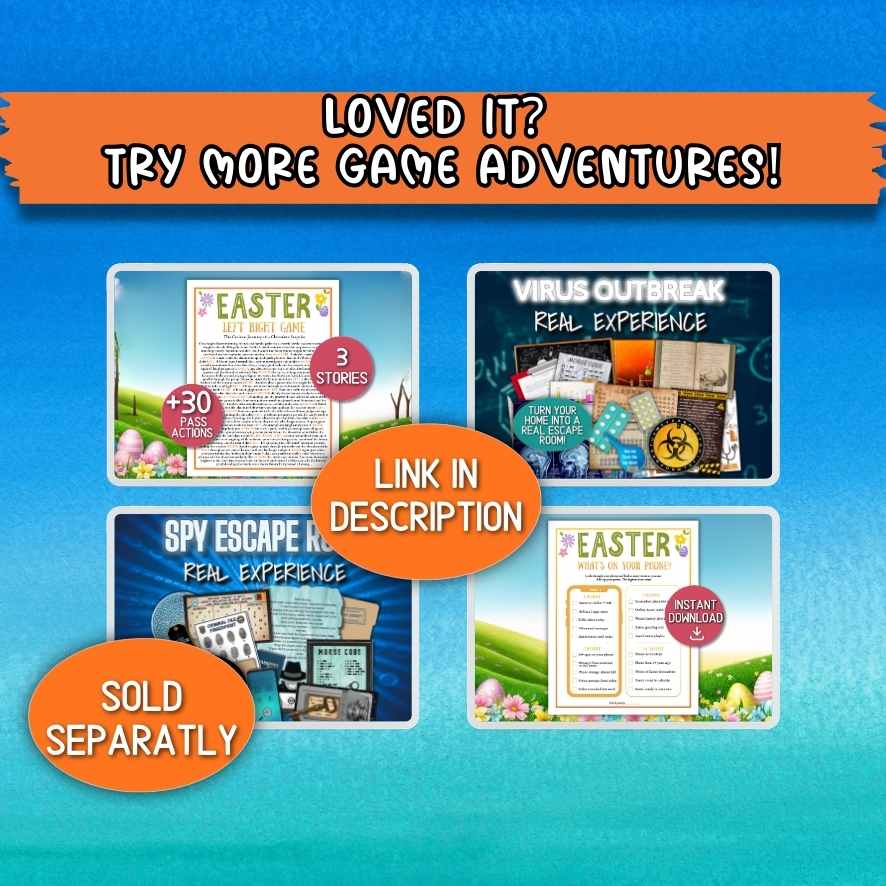 EASTER ESCAPE ROOM - PRINT AND PLAY - Image 9