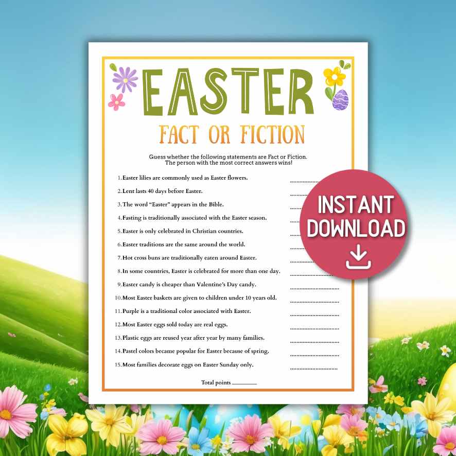 EASTER FACT OR FICTION GAME - Image 2