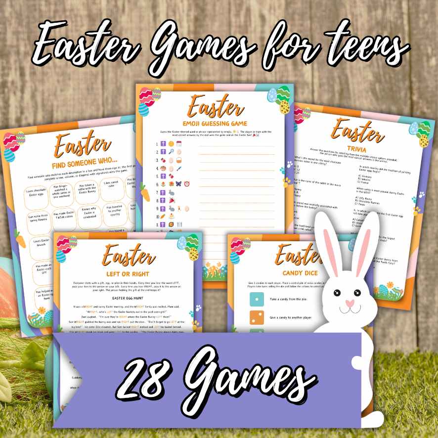 EASTER GAMES FOR TEENS