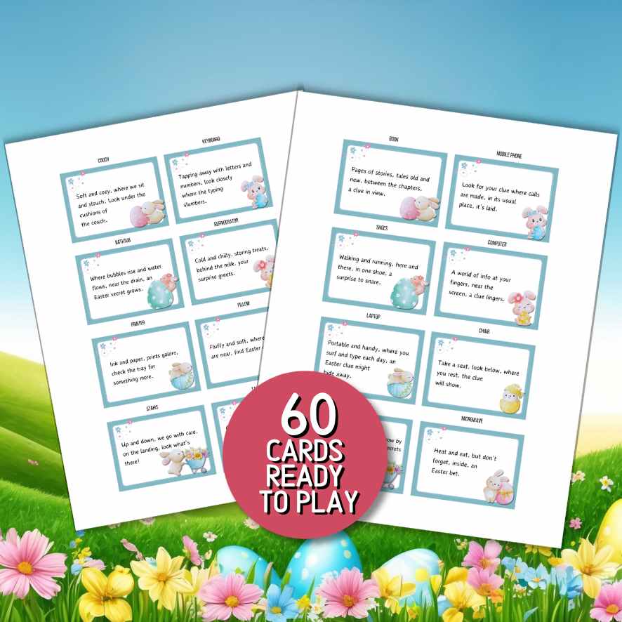 EASTER SCAVENGER HUNT FOR KIDS PRINTABLE - Image 3
