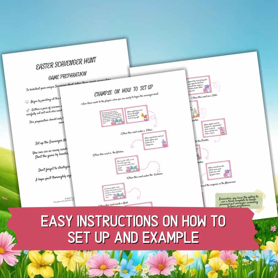 EASTER SCAVENGER HUNT FOR TEENS AND ADULTS - Image 2