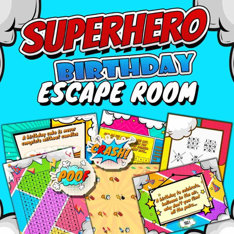 ESCAPE ROOM BIRTHDAY SUPERHERO - A REAL EXPERIENCE