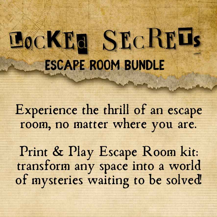 ESCAPE ROOM GAMES DIY PRINTABLE - Image 2