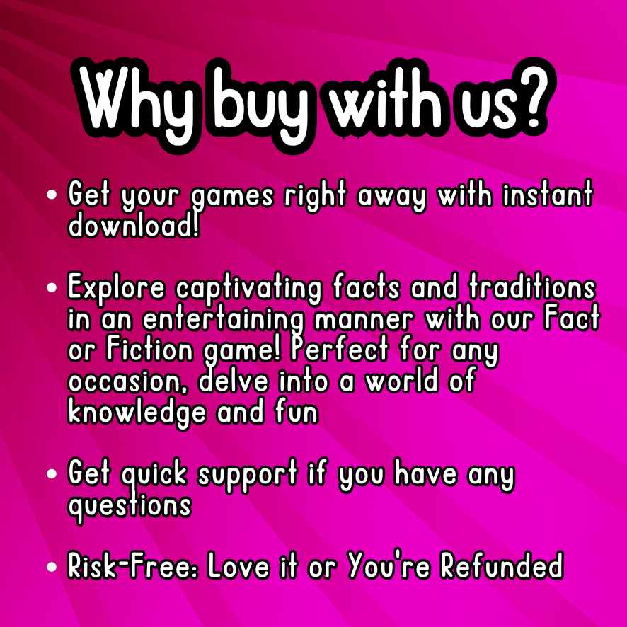 FACT OR FICTION QUESTIONS GAME - Image 5