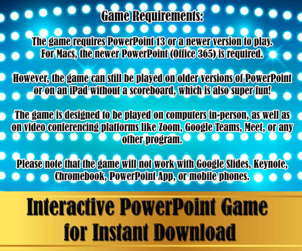 FAMILY FRIENDLY FEUD - POWERPOINT GAME BLANK TEMPLATE - Image 7