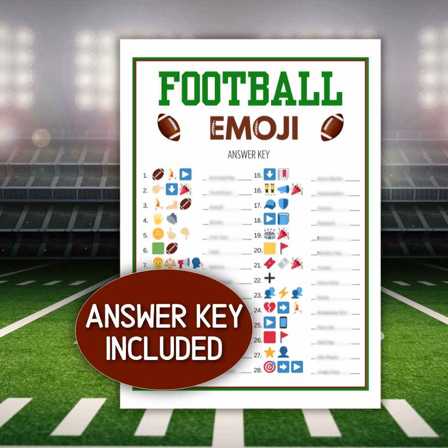 FOOTBALL EMOJI GAME PRINTABLE - Image 3