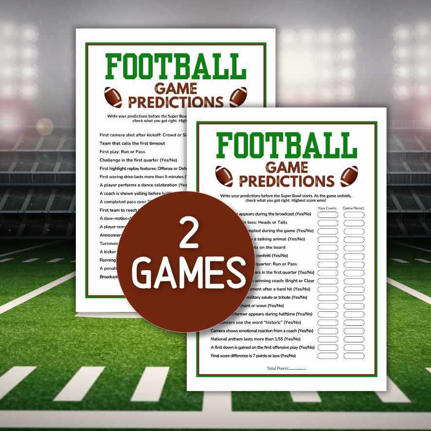 FOOTBALL PREDICTIONS GAME PRINTABLE - Image 3