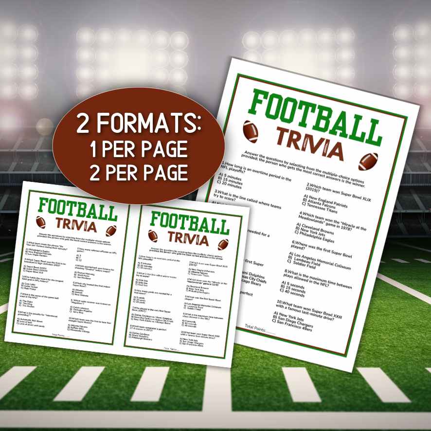 FOOTBALL TRIVIA QUESTIONS AND ANSWERS - Image 6
