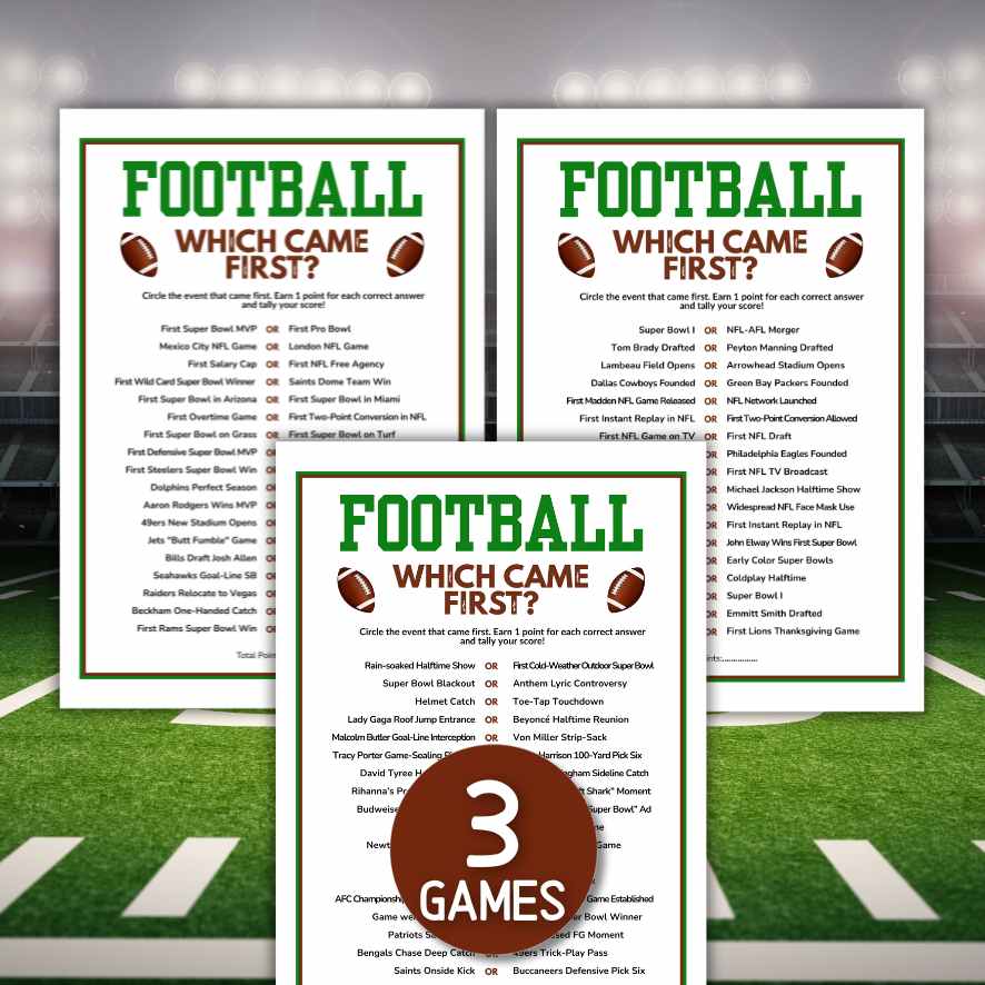 FOOTBALL WHICH CAME FIRST? - Image 3