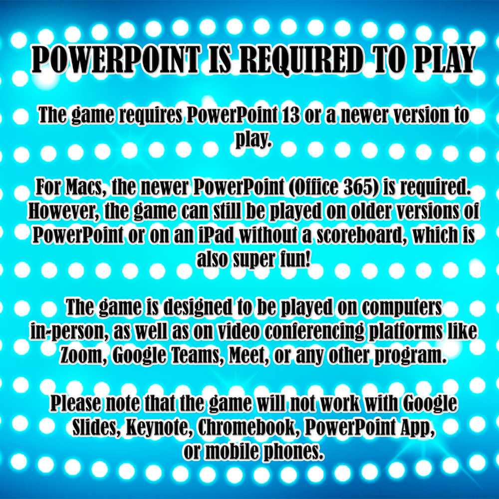 FREE FAST MONEY ROUND FOR GAME FEUD ON POWERPOINT - Image 5