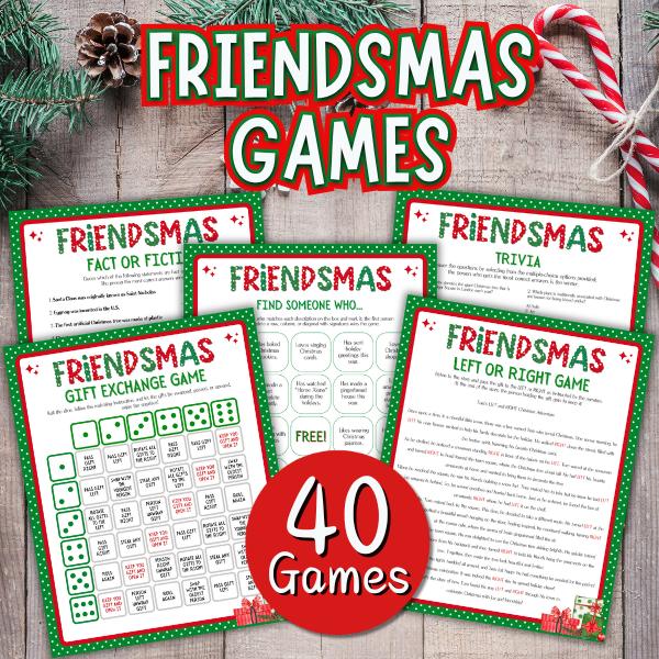 Friendsmas Games for Adults