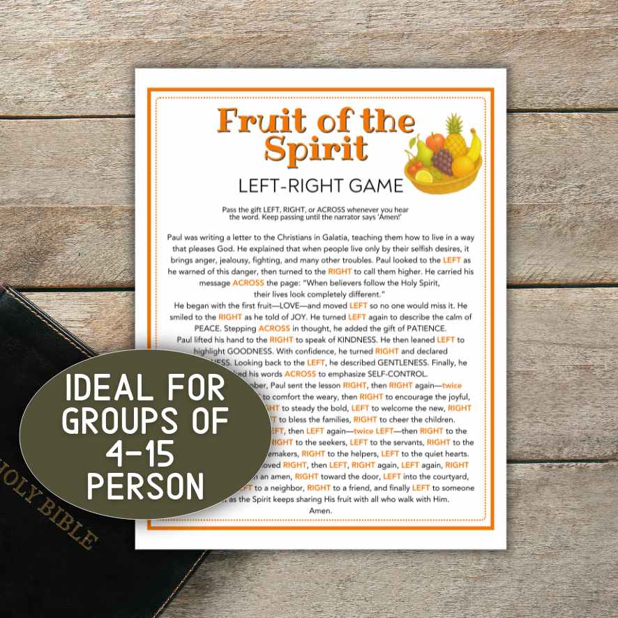 FRUIT OF THE SPIRIT LEFT RIGHT GAME - Image 2