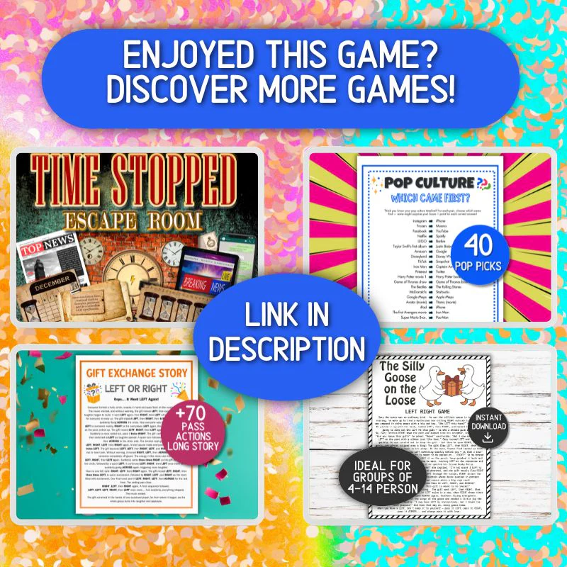 Funny Left Right Game Story Any Occasion - Image 5