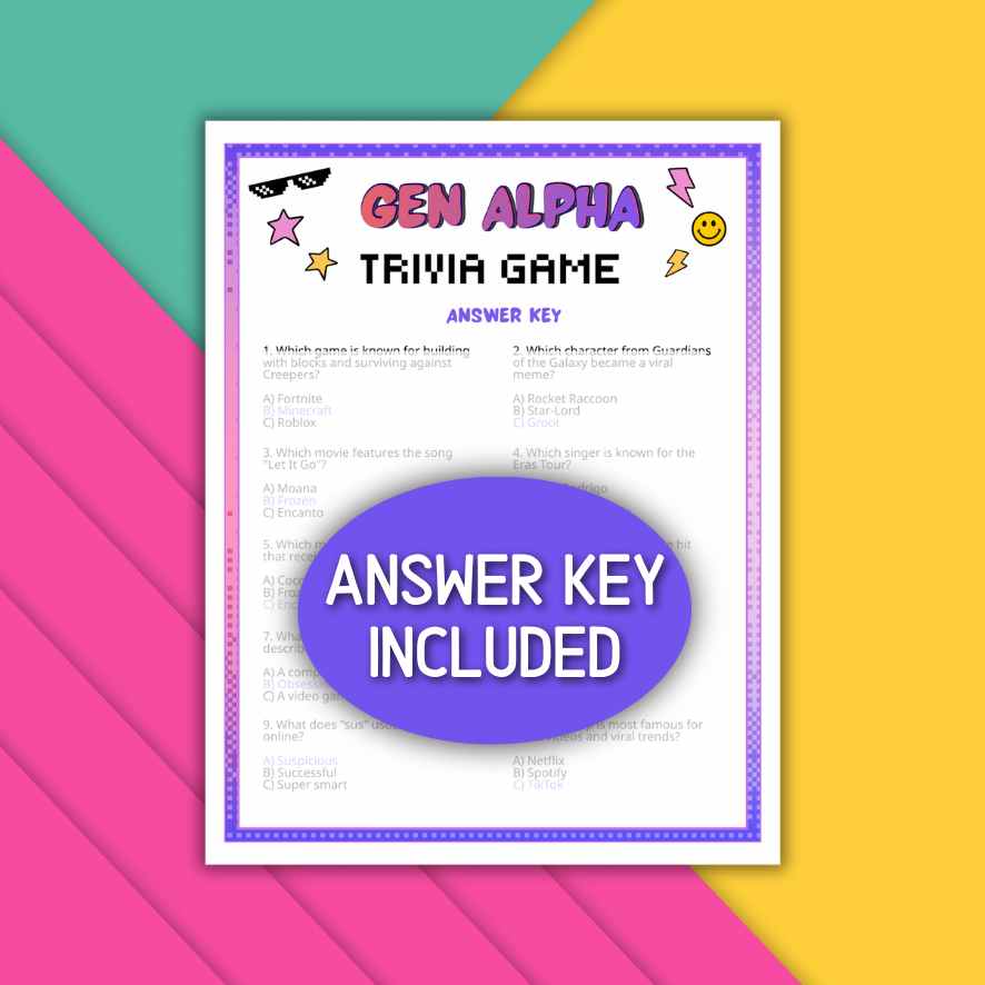 GEN ALPHA TRIVIA GAME PRINTABLE - Image 4