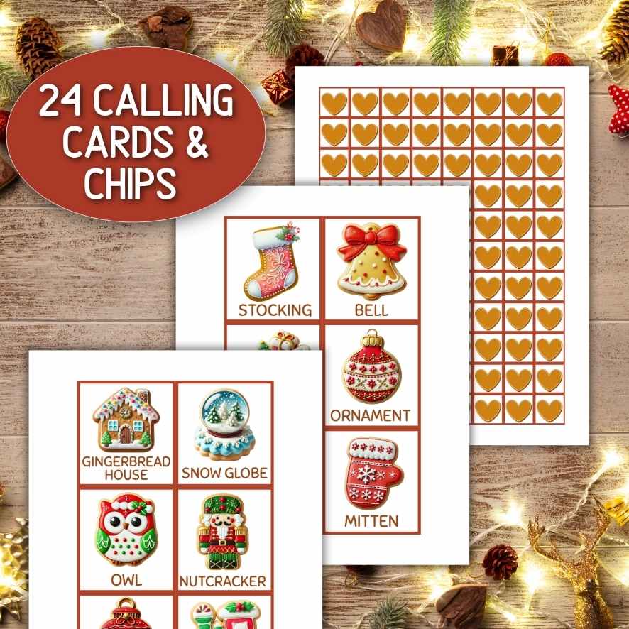 GINGERBREAD BINGO CARDS - Image 6