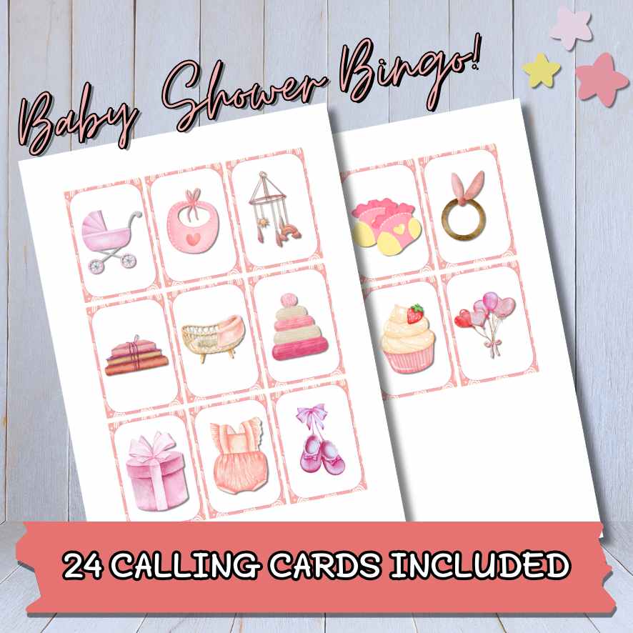 GIRL BABY SHOWER BINGO - Image 5