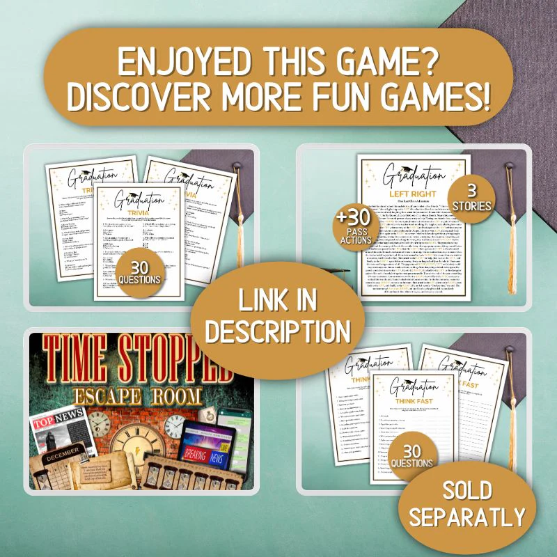GRADUATION 100 BINGO CARDS GAME PRINTABLE - Image 2