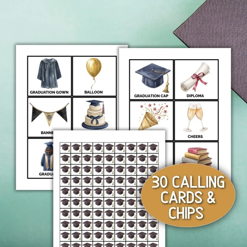 GRADUATION BINGO GAME CARDS - Image 6