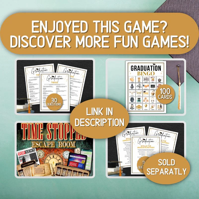 GRADUATION EMOJI GAME PRINTABLE - Image 6